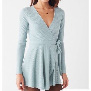 Never worn URBAN OUTFITTERS blue romper dress